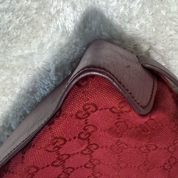 Gucci Belted leather/canvas medium Tote - Picture 6 of 14